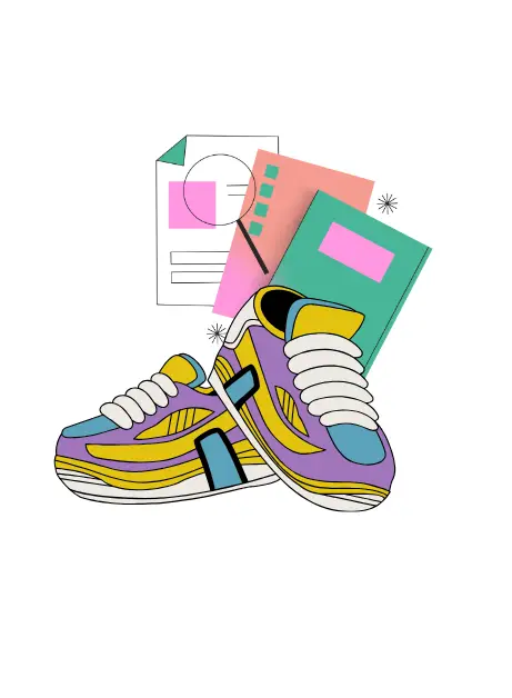 Ecommerce website design showing product listings for shoes and financial books by Brambix Web Solutions